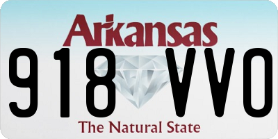 AR license plate 918VVO