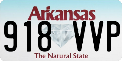 AR license plate 918VVP