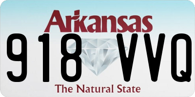 AR license plate 918VVQ