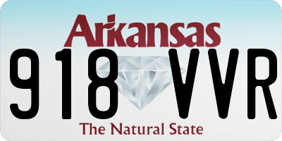 AR license plate 918VVR