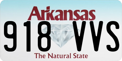 AR license plate 918VVS