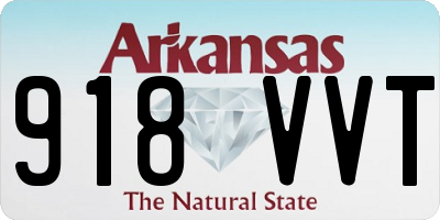 AR license plate 918VVT