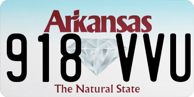 AR license plate 918VVU