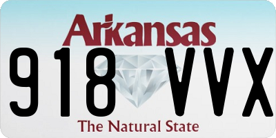 AR license plate 918VVX