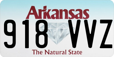 AR license plate 918VVZ
