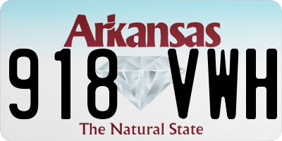 AR license plate 918VWH