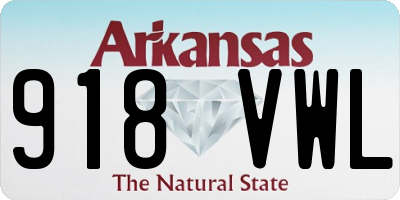 AR license plate 918VWL
