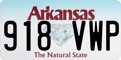 AR license plate 918VWP