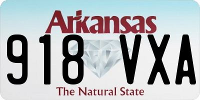 AR license plate 918VXA