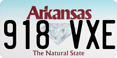 AR license plate 918VXE