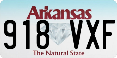 AR license plate 918VXF