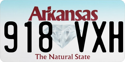 AR license plate 918VXH