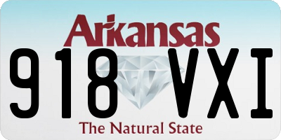 AR license plate 918VXI