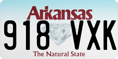 AR license plate 918VXK