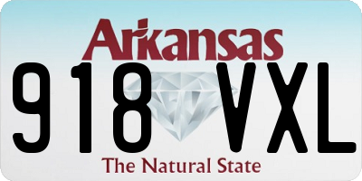 AR license plate 918VXL
