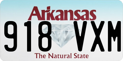 AR license plate 918VXM