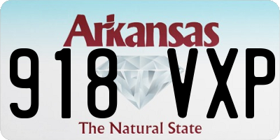 AR license plate 918VXP
