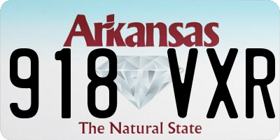 AR license plate 918VXR