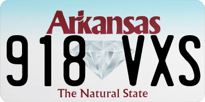 AR license plate 918VXS