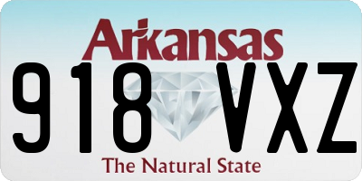 AR license plate 918VXZ