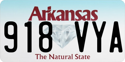 AR license plate 918VYA