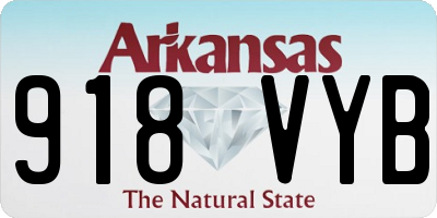AR license plate 918VYB