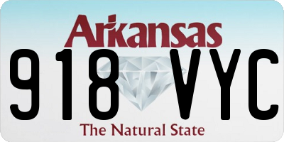 AR license plate 918VYC