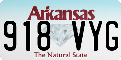 AR license plate 918VYG