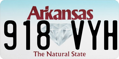 AR license plate 918VYH