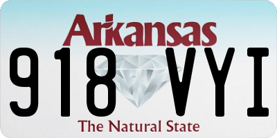 AR license plate 918VYI