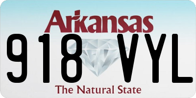 AR license plate 918VYL
