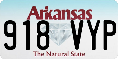 AR license plate 918VYP
