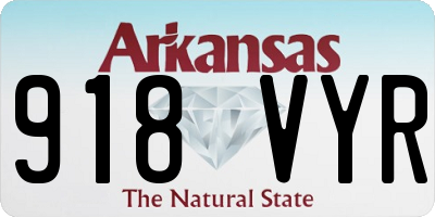 AR license plate 918VYR