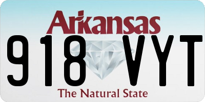 AR license plate 918VYT