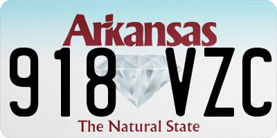 AR license plate 918VZC