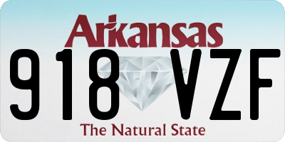 AR license plate 918VZF