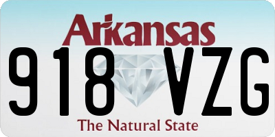 AR license plate 918VZG