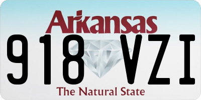 AR license plate 918VZI