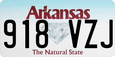 AR license plate 918VZJ