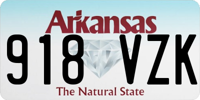 AR license plate 918VZK
