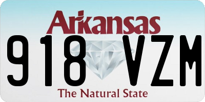 AR license plate 918VZM