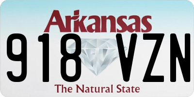 AR license plate 918VZN