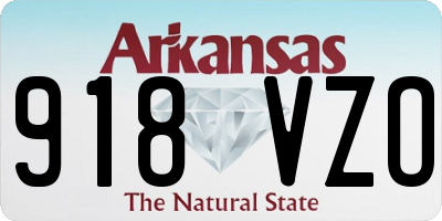 AR license plate 918VZO