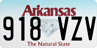 AR license plate 918VZV