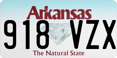 AR license plate 918VZX