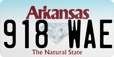 AR license plate 918WAE