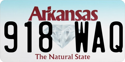 AR license plate 918WAQ