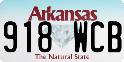 AR license plate 918WCB