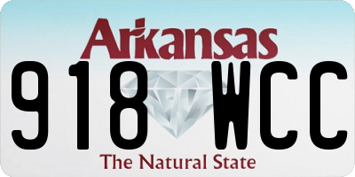 AR license plate 918WCC