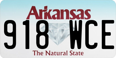AR license plate 918WCE